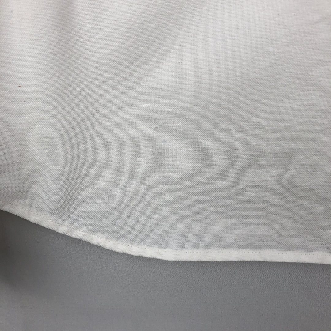 Ralph Lauren RALPH LAUREN SPORT Long-Sleeve Cotton Shirt, Women's Size L (approx.) cotton white type Vintage Second Hand