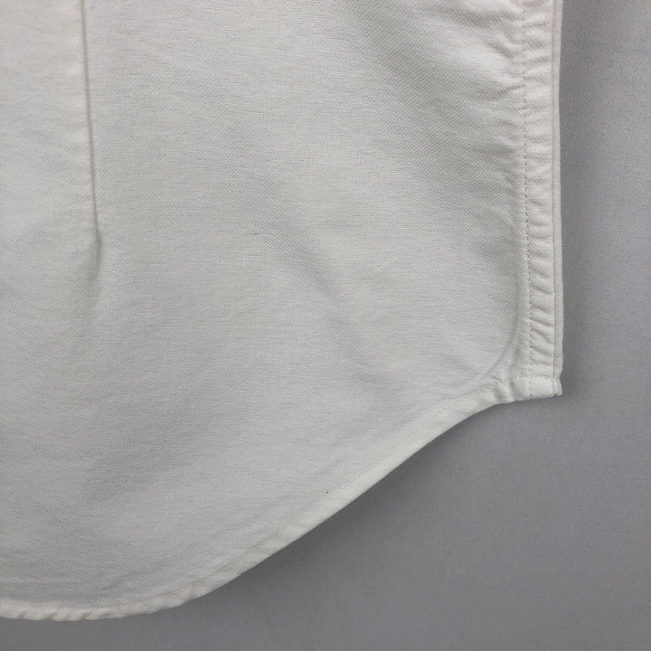 Ralph Lauren RALPH LAUREN SPORT Long-Sleeve Cotton Shirt, Women's Size L (approx.) cotton white type Vintage Second Hand