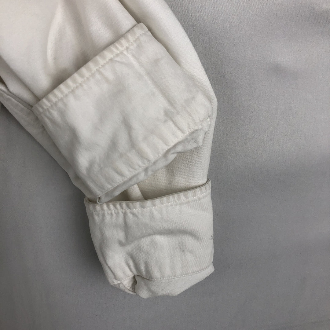 Ralph Lauren RALPH LAUREN SPORT Long-Sleeve Cotton Shirt, Women's Size L (approx.) cotton white type Vintage Second Hand