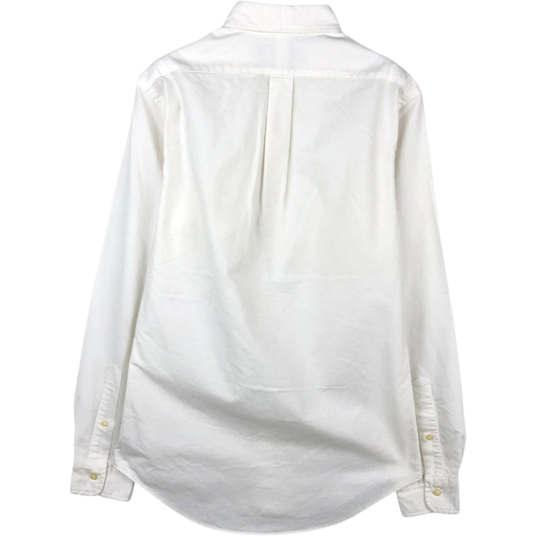 Ralph Lauren long sleeve button down shirt, women's size S cotton white type Vintage Second Hand