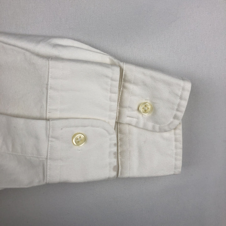 Ralph Lauren long sleeve button down shirt, women's size S cotton white type Vintage Second Hand
