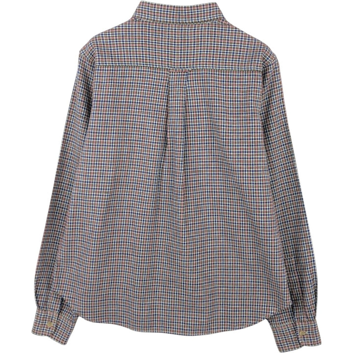 Quizz Jeans and Company Long-Sleeve Cotton Check Shirt, Women's Size L (approx.) cotton white type Vintage Second Hand