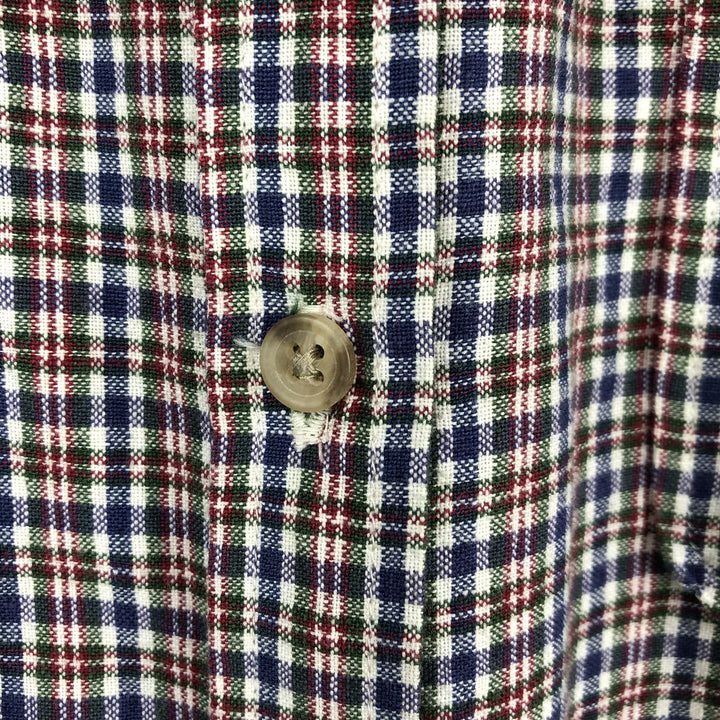 Quizz Jeans and Company Long-Sleeve Cotton Check Shirt, Women's Size L (approx.) cotton white type Vintage Second Hand