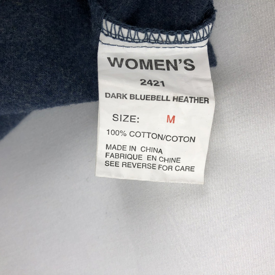 2000'S Woolrich long-sleeved cotton shirt, women's size M (approx.) cotton Navy blue Vintage Second Hand