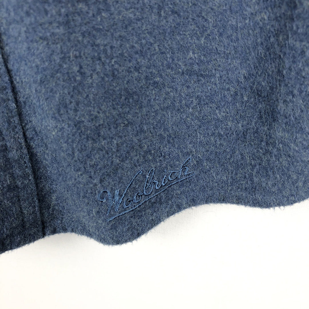2000'S Woolrich long-sleeved cotton shirt, women's size M (approx.) cotton Navy blue Vintage Second Hand