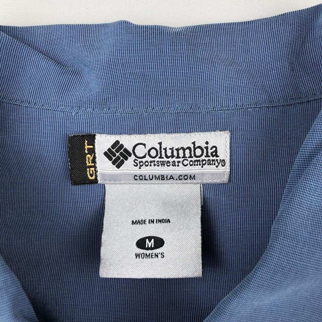 Columbia GRT Long-Sleeve Shirt, Women's Size M (approx.) others blue type Vintage Second Hand