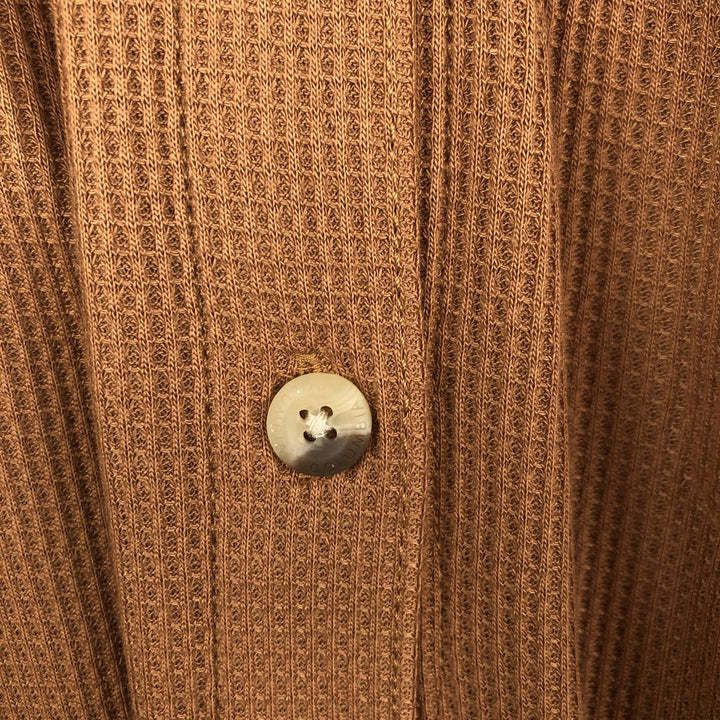 Columbia long-sleeved shirt, women's size L (approx.) unclear beige type brown Vintage Second Hand