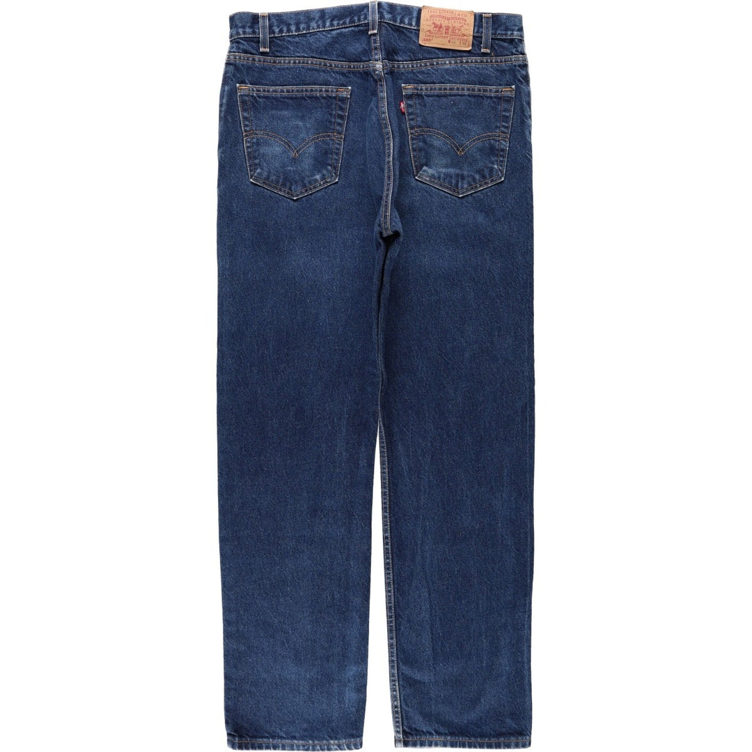 00'S Levi's 505 REGULAR FIT STRAIGHT LEG tapered denim pants made in USA, men's w36 equivalent cotton blue type Vintage Second Hand