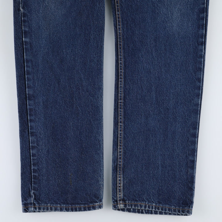 00'S Levi's 505 REGULAR FIT STRAIGHT LEG tapered denim pants made in USA, men's w36 equivalent cotton blue type Vintage Second Hand