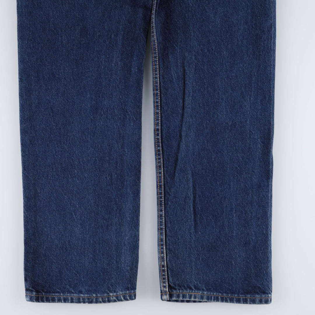 00'S Levi's 505 REGULAR FIT STRAIGHT LEG tapered denim pants made in USA, men's w36 equivalent cotton blue type Vintage Second Hand