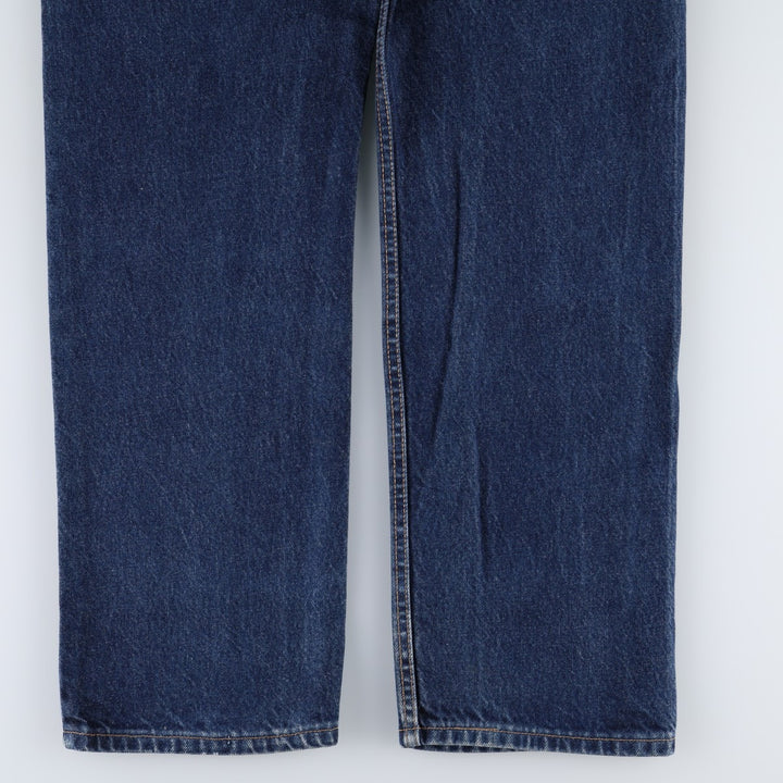 00'S Levi's 505 REGULAR FIT STRAIGHT LEG tapered denim pants made in USA, men's w36 equivalent cotton blue type Vintage Second Hand