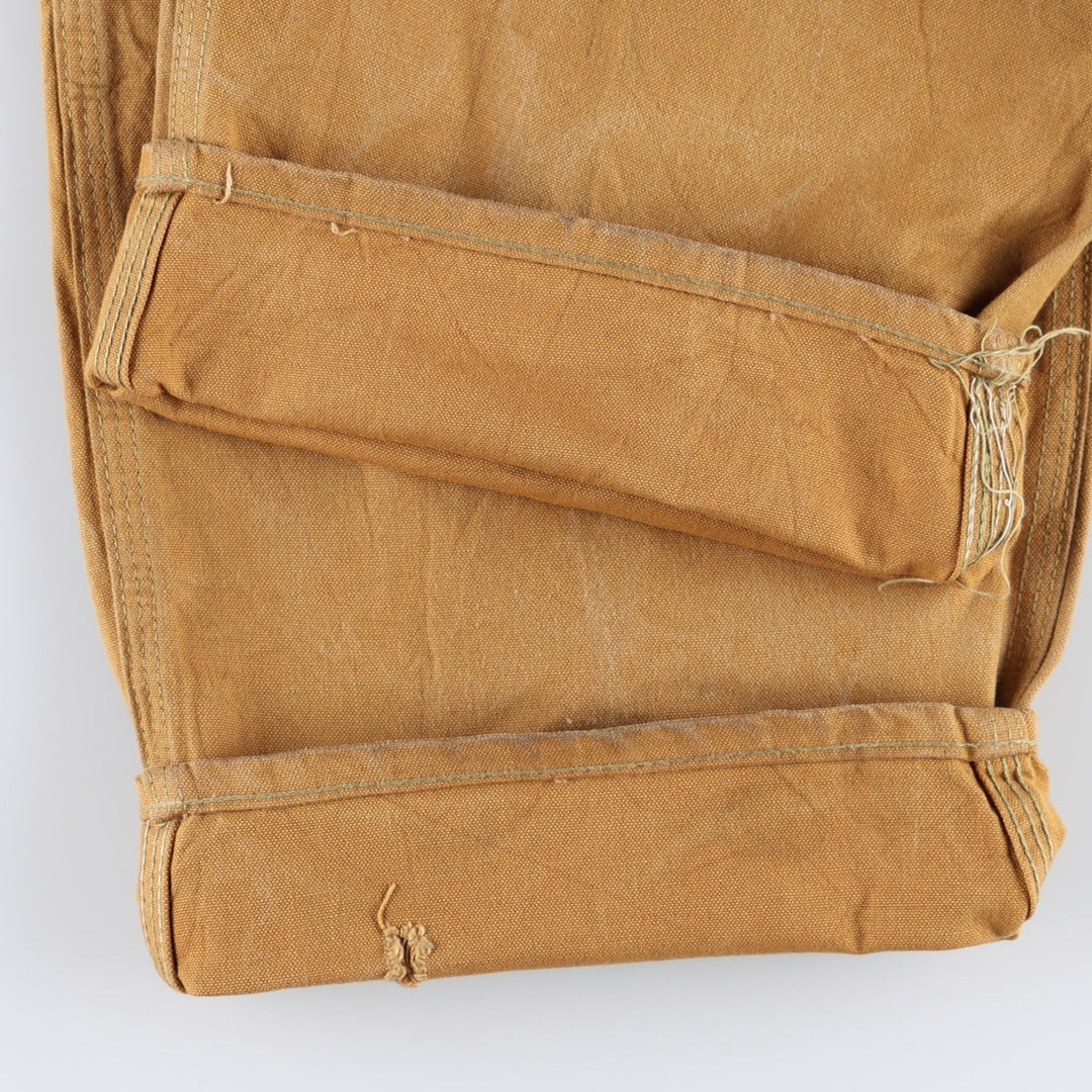1950'S Western Auto Supply Revelation Duck Hunting Pants, Men's Size W36 (approx.), Vintage cotton Khaki type beige Vintage Second Hand