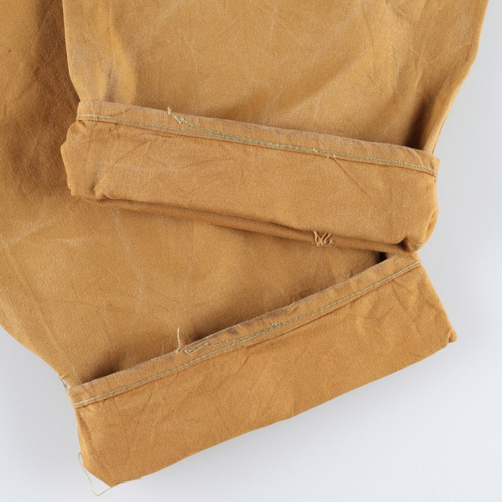 1950'S Western Auto Supply Revelation Duck Hunting Pants, Men's Size W36 (approx.), Vintage cotton Khaki type beige Vintage Second Hand