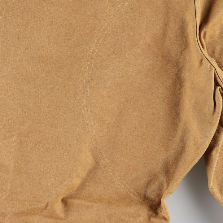 ~1980'S Spiegel Double Knee Duck Hunting Pants, Made in USA, Men's W35 (approx.), Vintage cotton Khaki type beige Vintage Second Hand