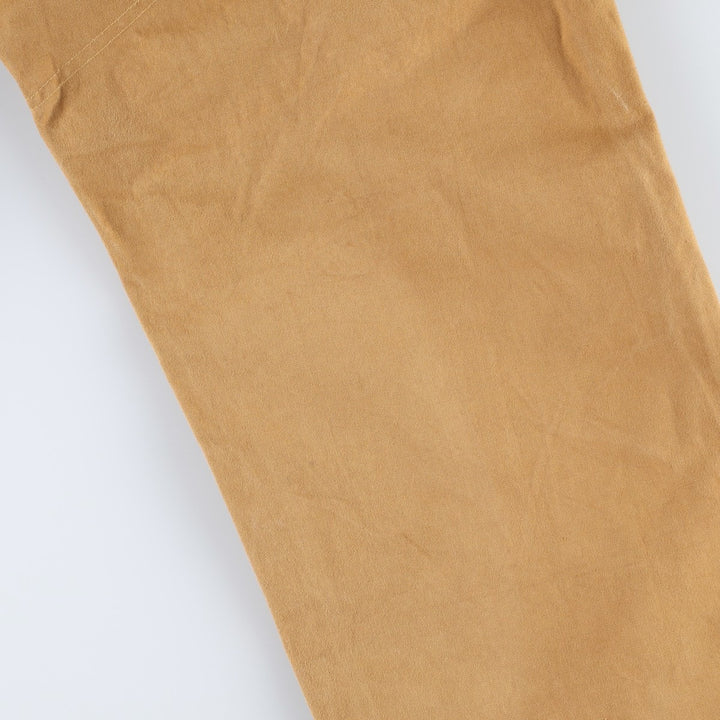 ~1980'S Spiegel Double Knee Duck Hunting Pants, Made in USA, Men's W35 (approx.), Vintage cotton Khaki type beige Vintage Second Hand