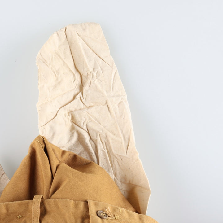 ~1980'S Spiegel Double Knee Duck Hunting Pants, Made in USA, Men's W35 (approx.), Vintage cotton Khaki type beige Vintage Second Hand