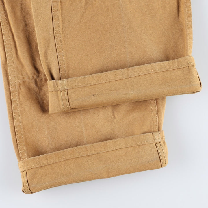 ~1980'S Spiegel Double Knee Duck Hunting Pants, Made in USA, Men's W35 (approx.), Vintage cotton Khaki type beige Vintage Second Hand