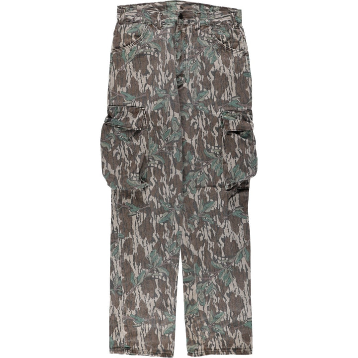 ~80'S Camouflage Pattern Realtree Camo Cargo Pants Men's W32 (approx.) Vintage unclear brown type Vintage Second Hand