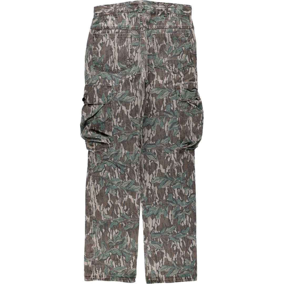 ~80'S Camouflage Pattern Realtree Camo Cargo Pants Men's W32 (approx.) Vintage unclear brown type Vintage Second Hand
