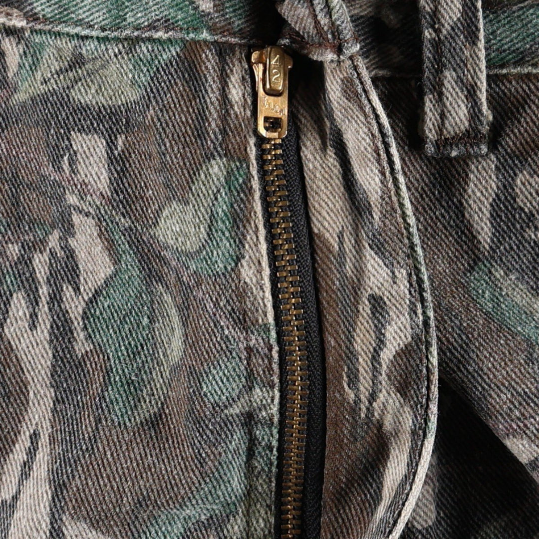 ~80'S Camouflage Pattern Realtree Camo Cargo Pants Men's W32 (approx.) Vintage unclear brown type Vintage Second Hand