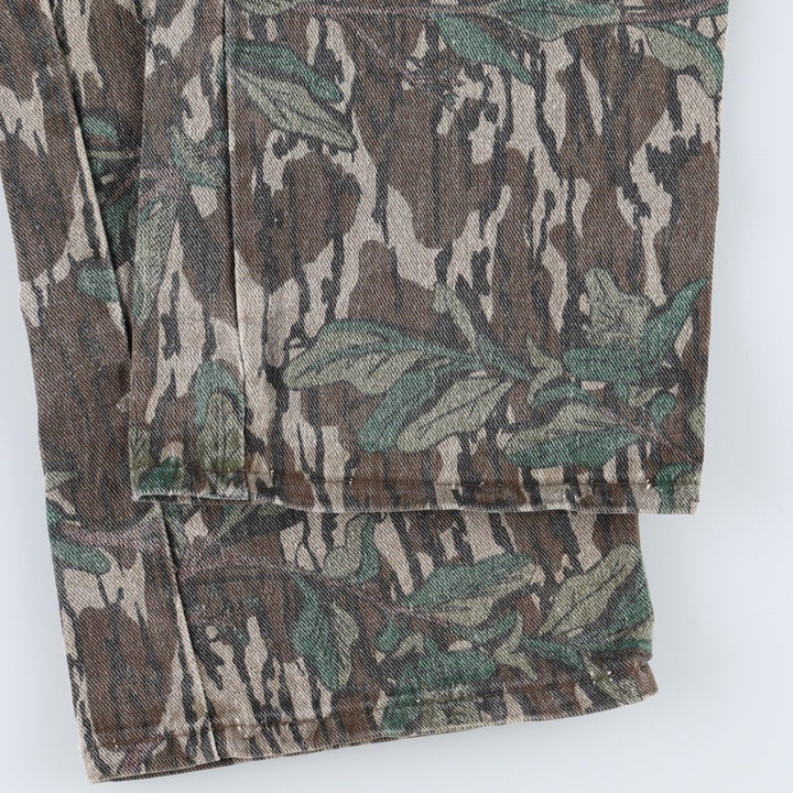 ~80'S Camouflage Pattern Realtree Camo Cargo Pants Men's W32 (approx.) Vintage unclear brown type Vintage Second Hand
