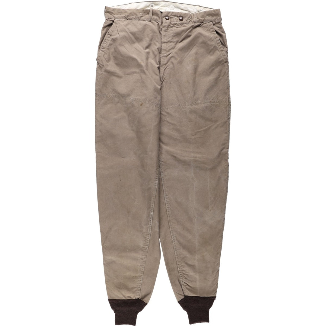 1960'S Red Head Hunting Pants, Men's Size W35 (approx.), Vintage unclear Khaki type beige Vintage Second Hand