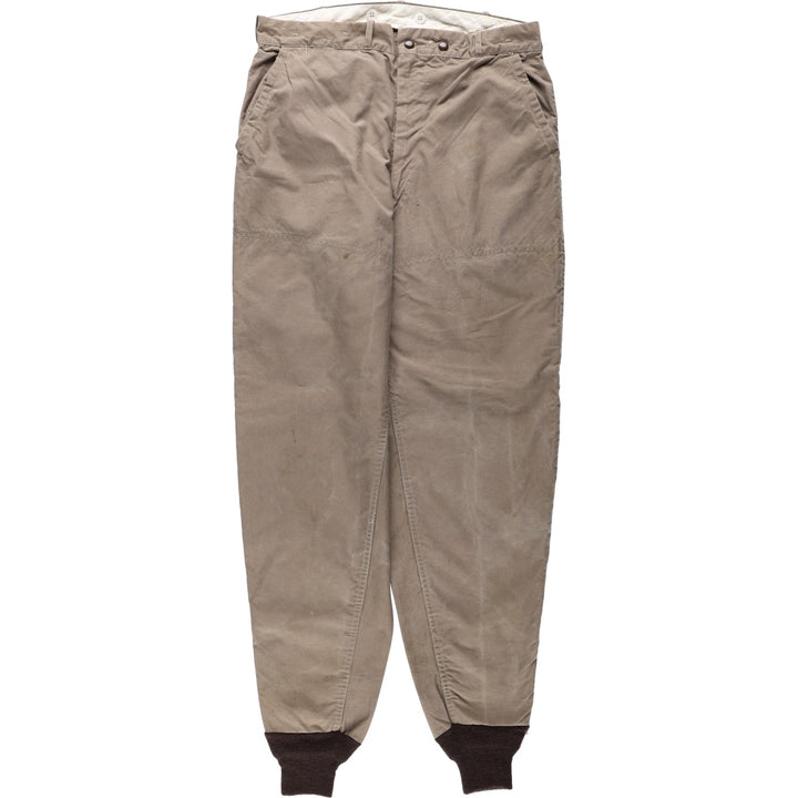 1960'S Red Head Hunting Pants, Men's Size W35 (approx.), Vintage unclear Khaki type beige Vintage Second Hand
