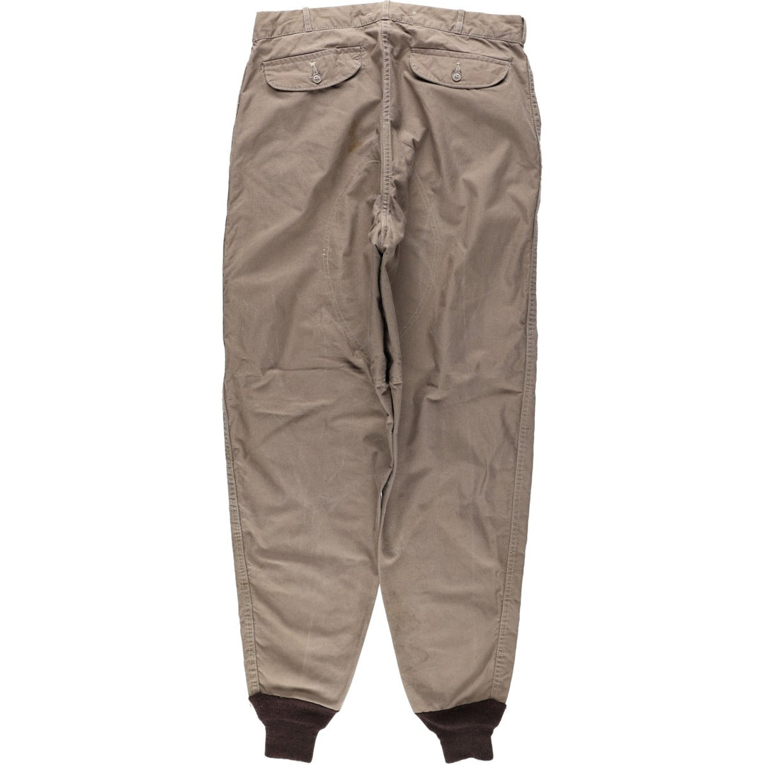 1960'S Red Head Hunting Pants, Men's Size W35 (approx.), Vintage unclear Khaki type beige Vintage Second Hand