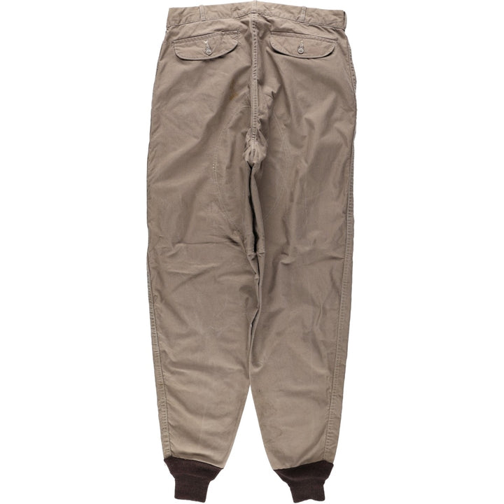 1960'S Red Head Hunting Pants, Men's Size W35 (approx.), Vintage unclear Khaki type beige Vintage Second Hand