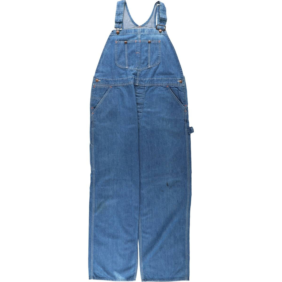 シアーズ Sears デニムオーバーオール メンズw42相当 cotton Blue type