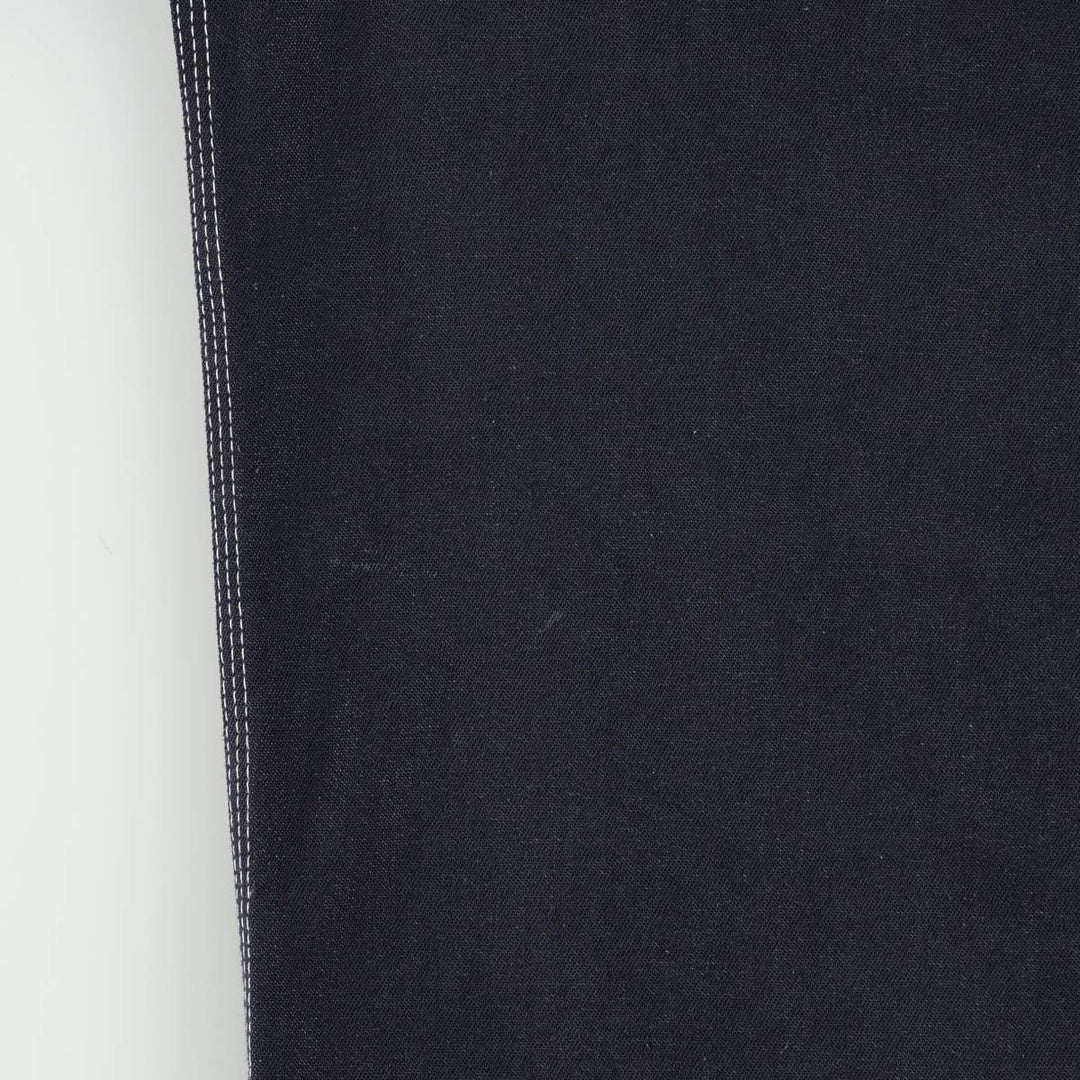 Touchskins denim overalls, made in the USA, men's size W35 (approx.), vintage. polyester navy blue type Vintage Second Hand