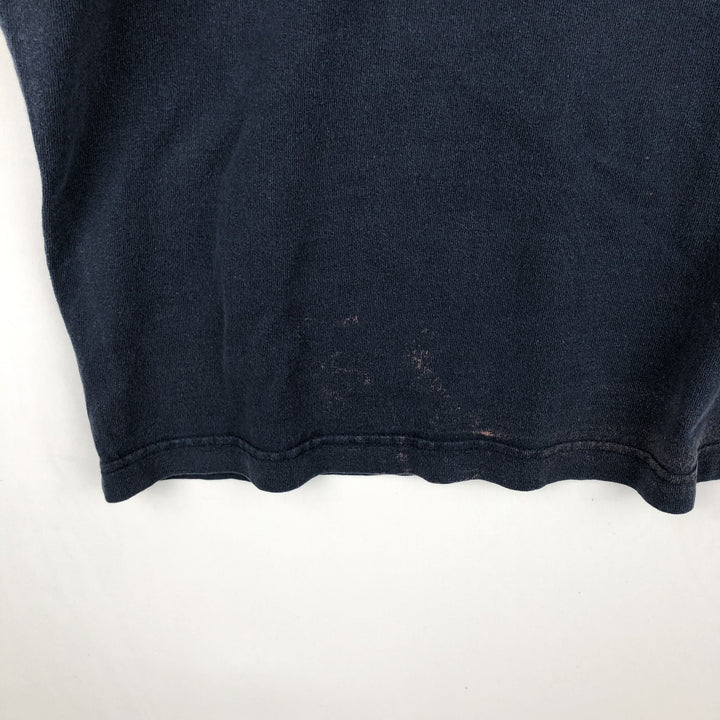 Carhartt plain short-sleeved t-shirt with a single logo pocket, men's size XXXL equivalent. cotton blue type Vintage Second Hand