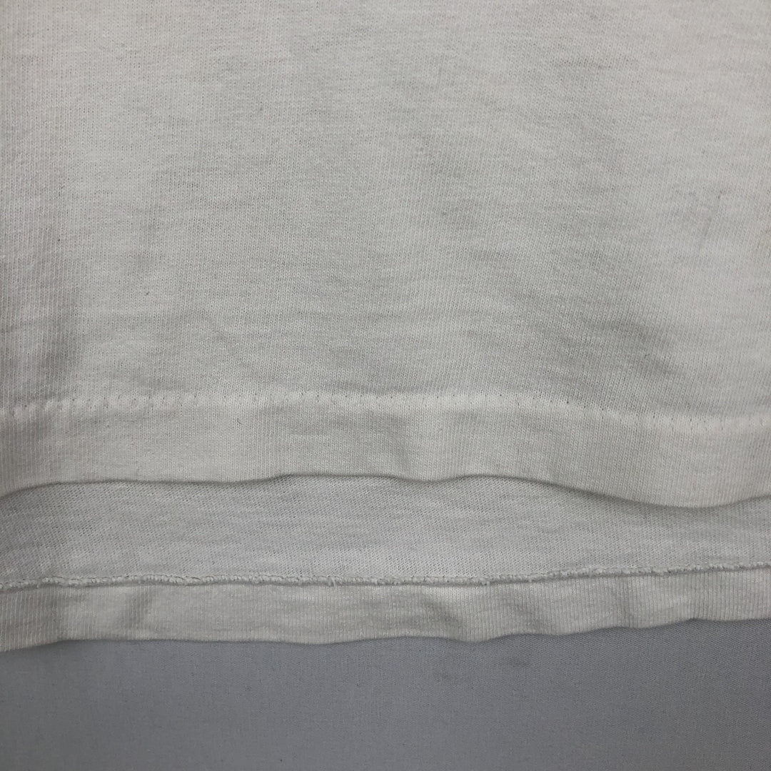 90'S Hanes Heavyweight Gorilla Pattern Animal T-Shirt, Made in USA, Men's XL equivalent, Vintage cotton white type Vintage Second Hand