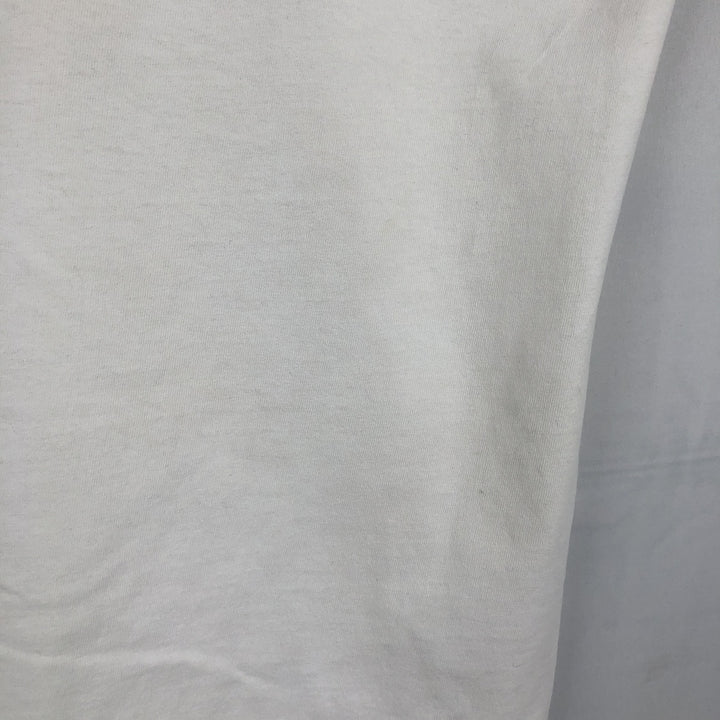 90'S Hanes Heavyweight Gorilla Pattern Animal T-Shirt, Made in USA, Men's XL equivalent, Vintage cotton white type Vintage Second Hand