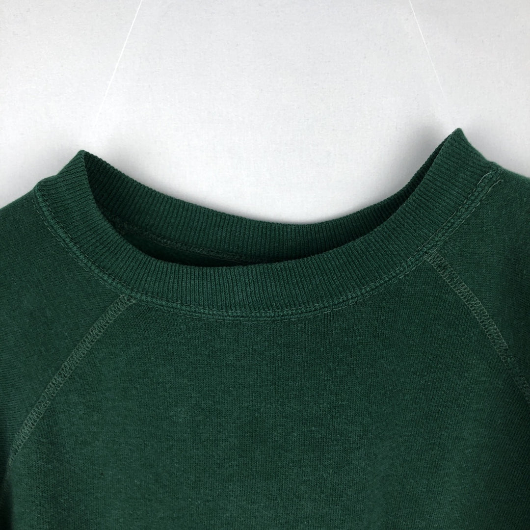Plain blank sweatshirt, men's size L unclear green type Vintage Second Hand