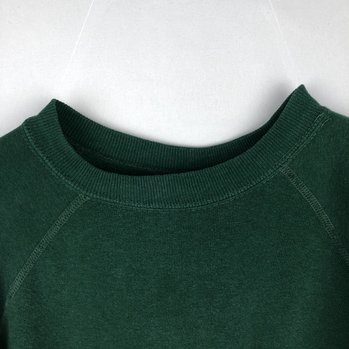Plain blank sweatshirt, men's size L unclear green type Vintage Second Hand