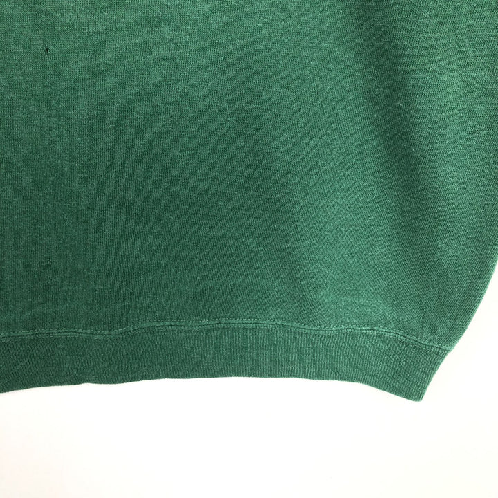 Plain blank sweatshirt, men's size L unclear green type Vintage Second Hand