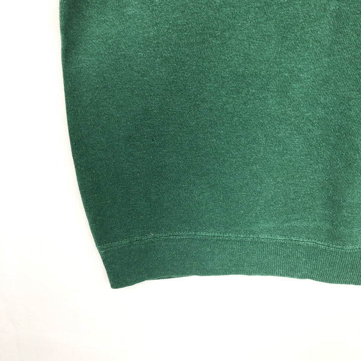 Plain blank sweatshirt, men's size L unclear green type Vintage Second Hand