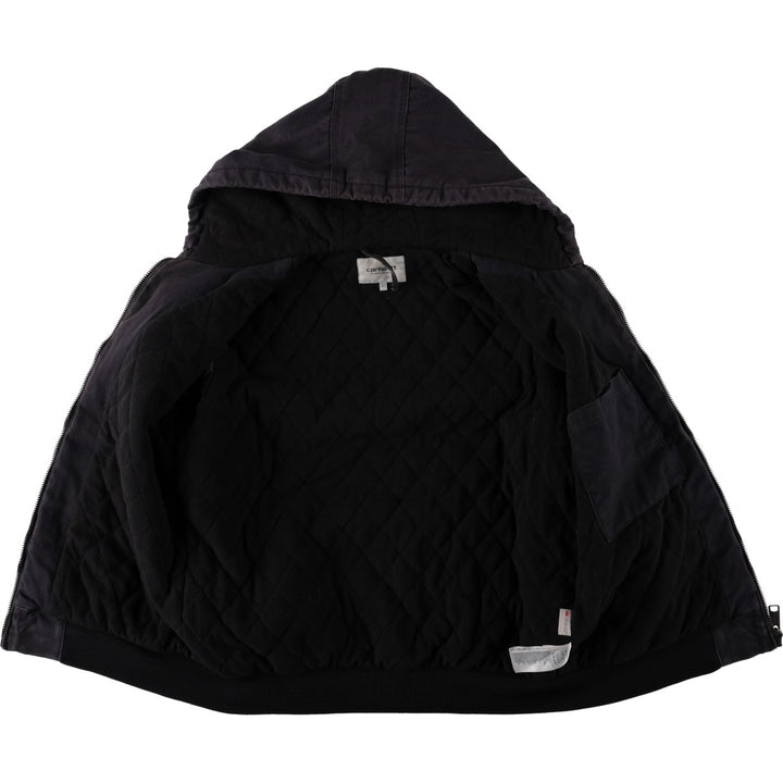 Carhartt WORK IN PROGRESS Work Jacket, Men's Size L (approx.) cotton black type Vintage Second Hand