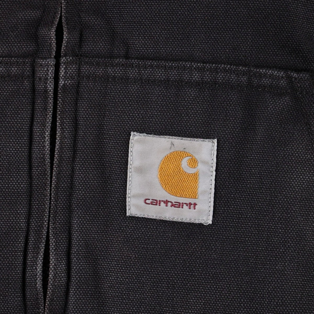 Carhartt WORK IN PROGRESS Work Jacket, Men's Size L (approx.) cotton black type Vintage Second Hand