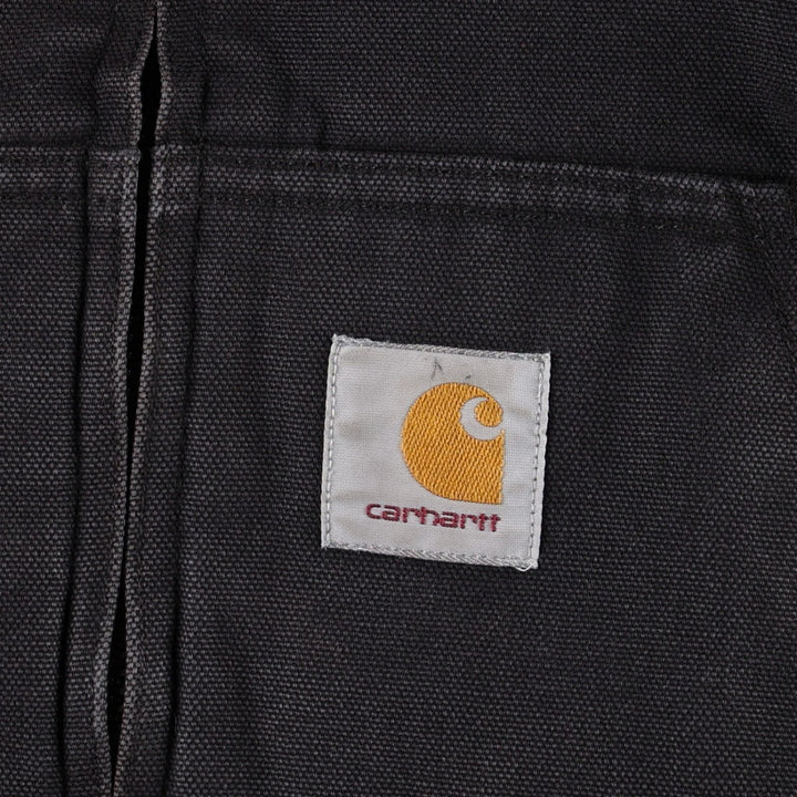 Carhartt WORK IN PROGRESS Work Jacket, Men's Size L (approx.) cotton black type Vintage Second Hand