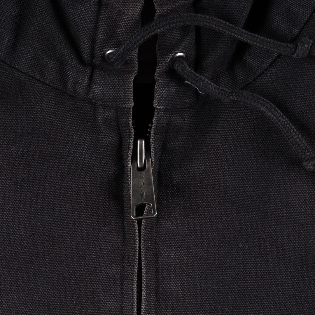 Carhartt WORK IN PROGRESS Work Jacket, Men's Size L (approx.) cotton black type Vintage Second Hand
