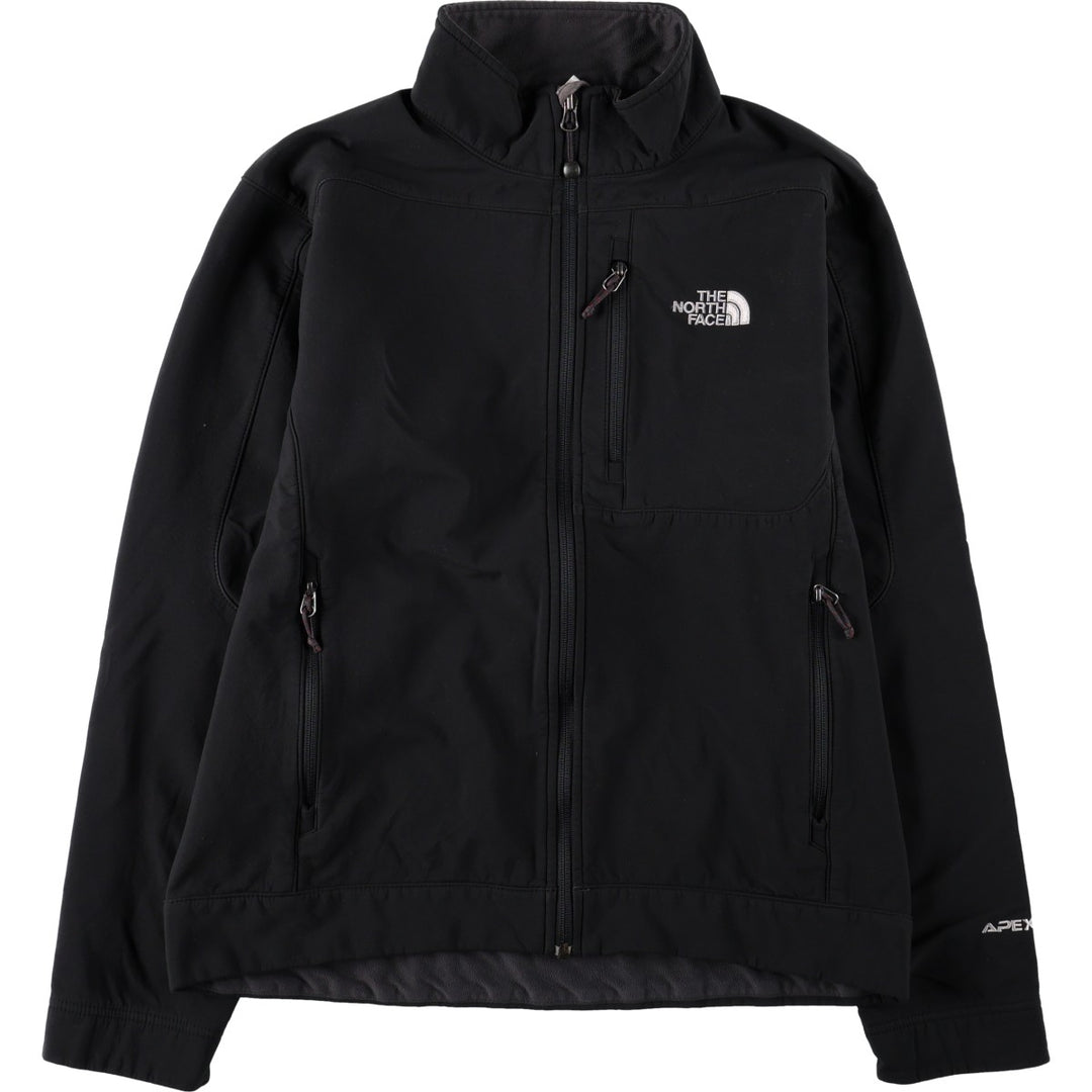 THE NORTH FACE Softshell Jacket, Men's M size polyester black type Vintage Second Hand
