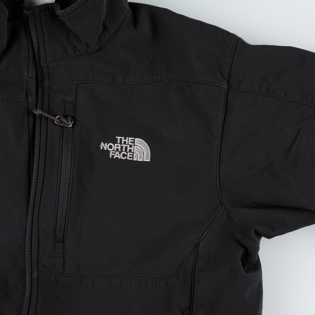 THE NORTH FACE Softshell Jacket, Men's M size polyester black type Vintage Second Hand
