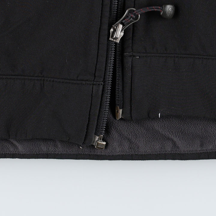 THE NORTH FACE Softshell Jacket, Men's M size polyester black type Vintage Second Hand