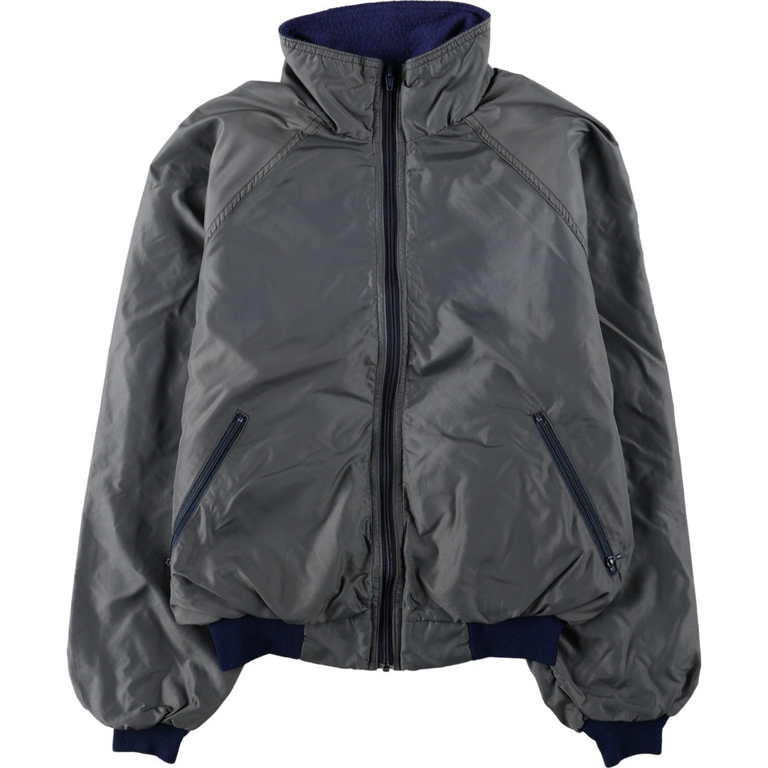 Vintage 80s-90'S LLBean nylon jacket, made in USA, men's size M equivalent. Nylon Charcoal Vintage Second Hand
