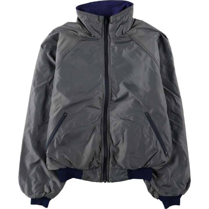 Vintage 80s-90'S LLBean nylon jacket, made in USA, men's size M equivalent. Nylon Charcoal Vintage Second Hand