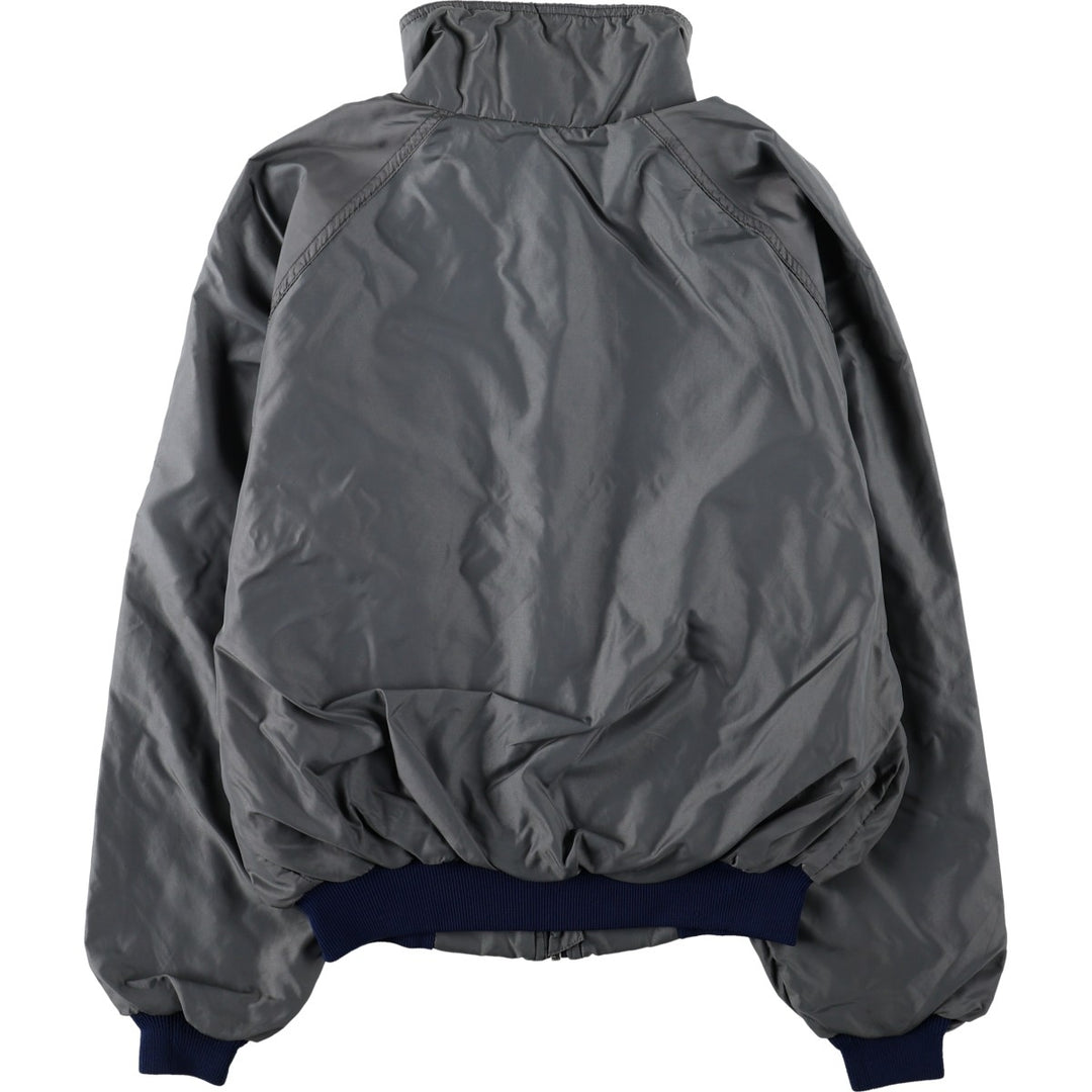 Vintage 80s-90'S LLBean nylon jacket, made in USA, men's size M equivalent. Nylon Charcoal Vintage Second Hand