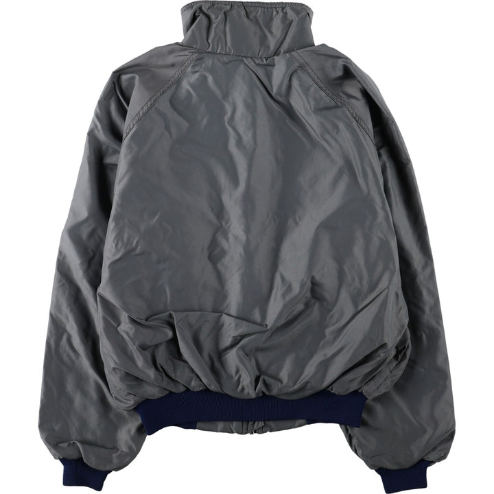 Vintage 80s-90'S LLBean nylon jacket, made in USA, men's size M equivalent. Nylon Charcoal Vintage Second Hand