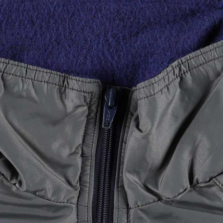 Vintage 80s-90'S LLBean nylon jacket, made in USA, men's size M equivalent. Nylon Charcoal Vintage Second Hand